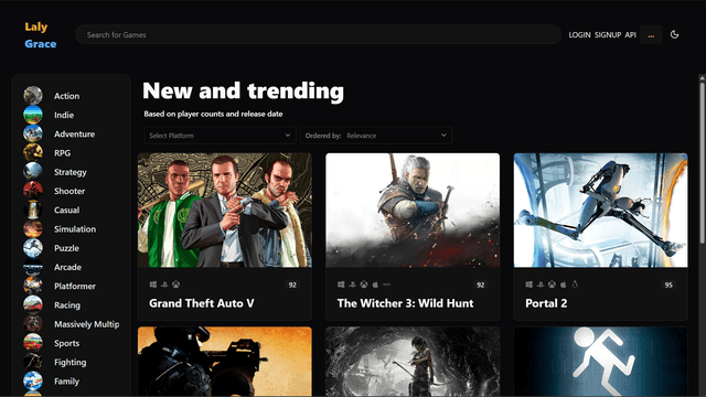 Game Hub (Web)